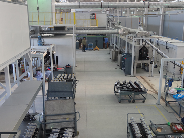 剎車(chē)泵噴漆線(xiàn)