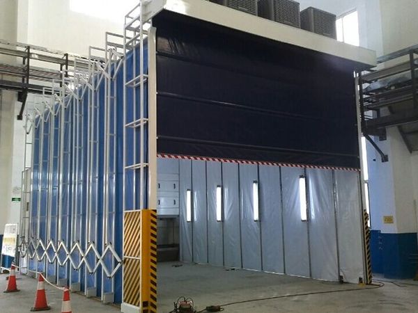 結(jié)構(gòu)件伸縮噴漆房