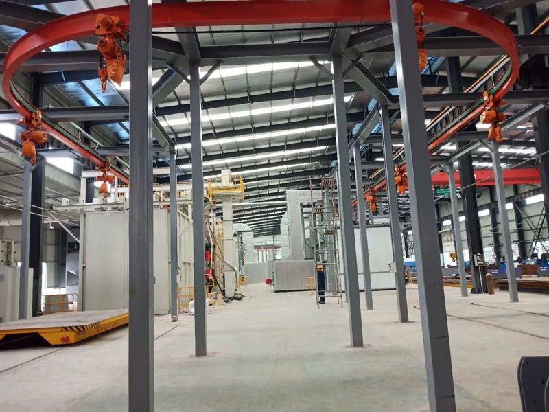 工程機(jī)械噴漆線