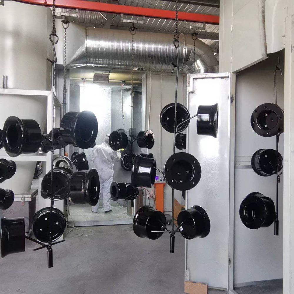 專用車氣囊架噴涂線