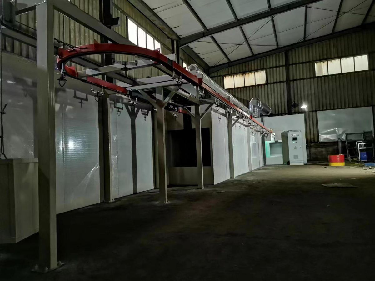 高鐵配件噴漆線安裝